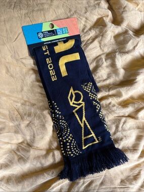 FIFA Women's World Cup AU/NZ 2023 Navy & Gold Scarf